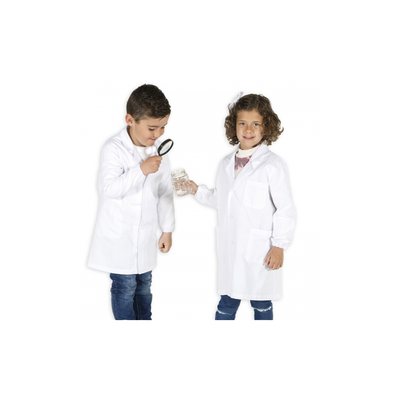Bata Infantil tipo laboratorio en sarga blanco GARY'S Roxana skrc-ro,  comprar online
